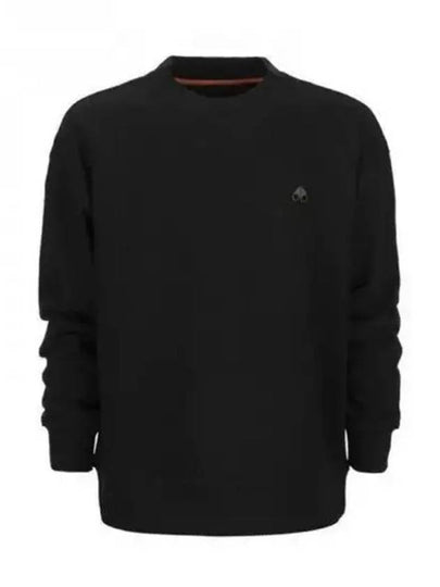 Marine Park Logo Detail Sweatshirt Black - MOOSE KNUCKLES - BALAAN 2