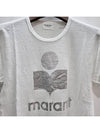 ZEWEL Logo T-Shirt White - ISABEL MARANT ETOILE - BALAAN 5