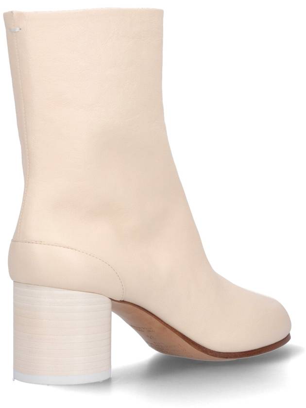 Tabi Lambskin Ankle Middle Boots Ivory - MAISON MARGIELA - BALAAN 5