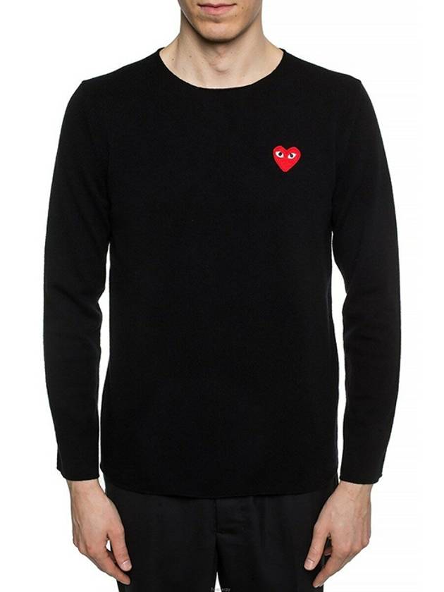 round men knit black - COMME DES GARCONS - BALAAN 2