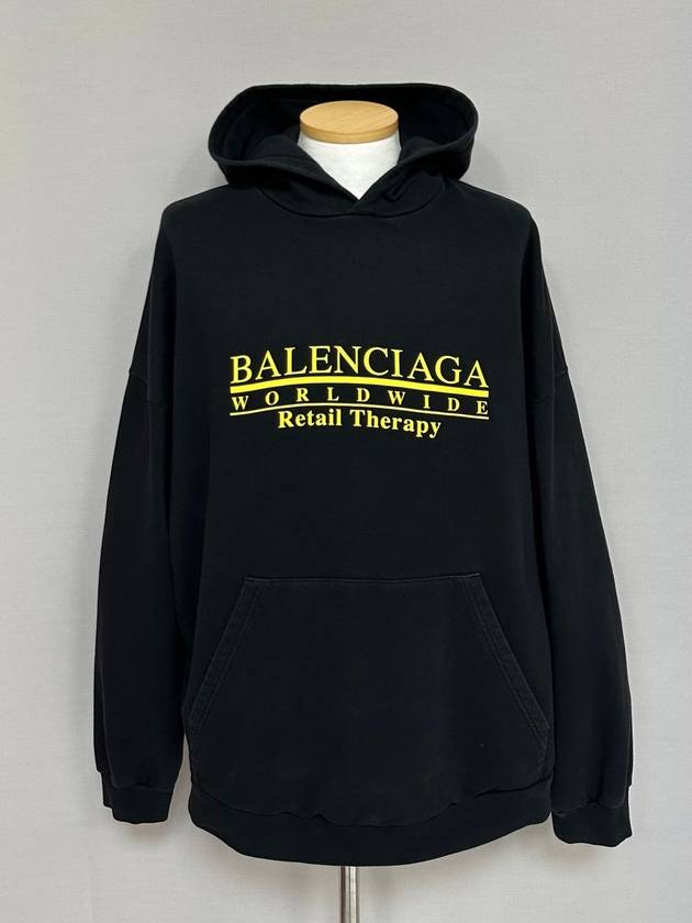 logo print hoodie 110 - BALENCIAGA - BALAAN 1