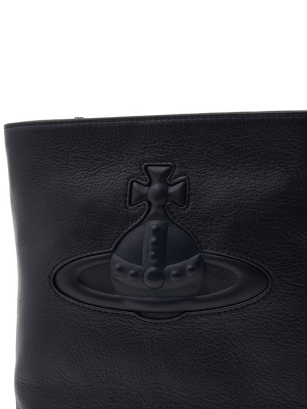 Squire Square Cross Bag Black - VIVIENNE WESTWOOD - BALAAN 8