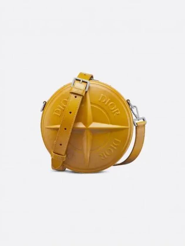 Round Calfskin Cross Bag Yellow - DIOR - BALAAN 2