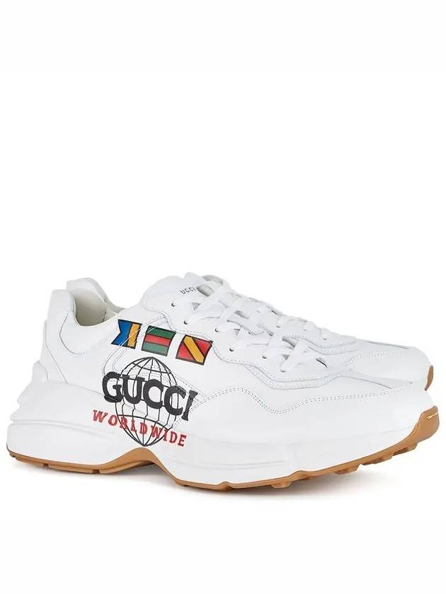 Worldwide Rhyton Low Top Sneakers White - GUCCI - BALAAN 4