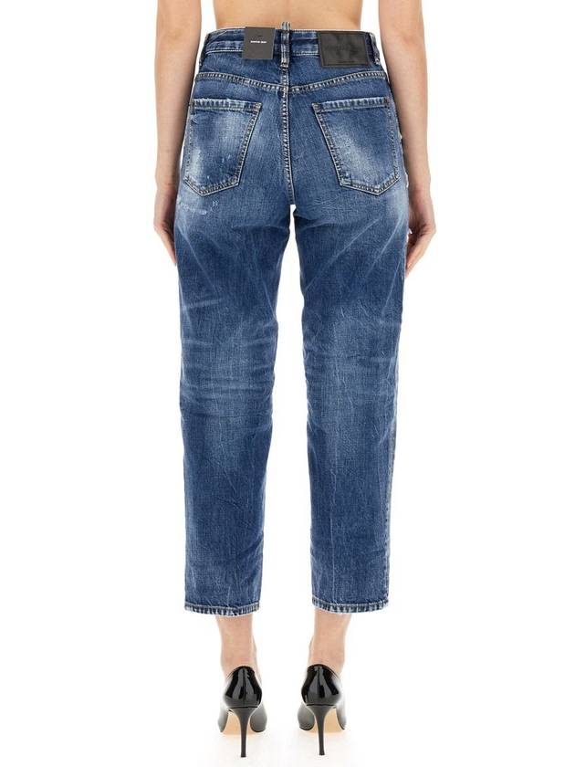 Denim Straight Pants S75LB0869 S30309470 DENIM - DSQUARED2 - BALAAN 4