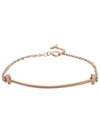 Pink gold T smile small bracelet S 33465 - TIFFANY & CO. - BALAAN 4