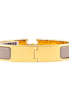 Clic H Bracelet Gold Marron Glace - HERMES - BALAAN 8