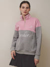 PS Club half zip-up sweatshirt Pink - POSHERD - BALAAN 2