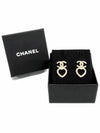 CC Logo Heart Crystal Earrings Gold - CHANEL - BALAAN 2