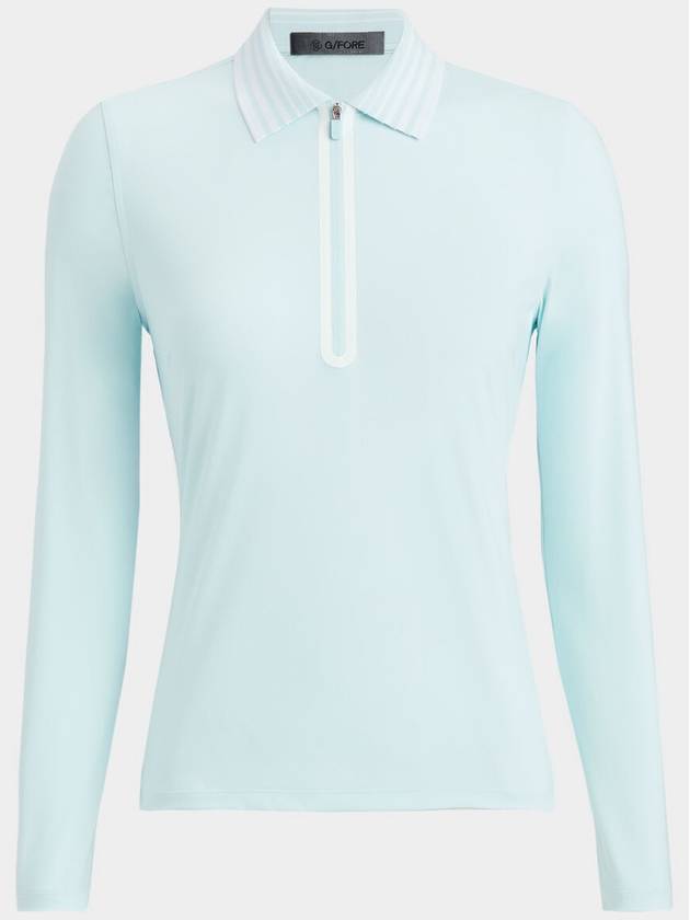 Women s Silky Tech Nylon Quarter Zip Polo - G/FORE - BALAAN 1