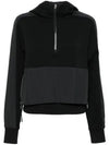 Mixmedia Quarter Zip Hoodie Black - MOOSE KNUCKLES - BALAAN 2