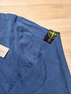 Logo Patch Cardigan Avio Blue - STONE ISLAND - BALAAN 6