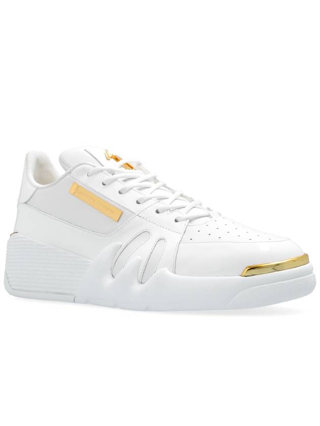 Giuseppe Zanotti Leather Sneakers, Men's, White - GIUSEPPE ZANOTTI - BALAAN 4