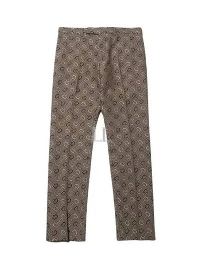 Horsebit Straight Pants Beige - GUCCI - BALAAN 2