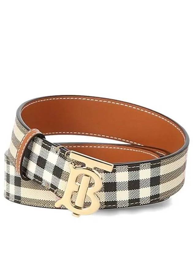 Regular Leather Belt Beige - BURBERRY - BALAAN 2