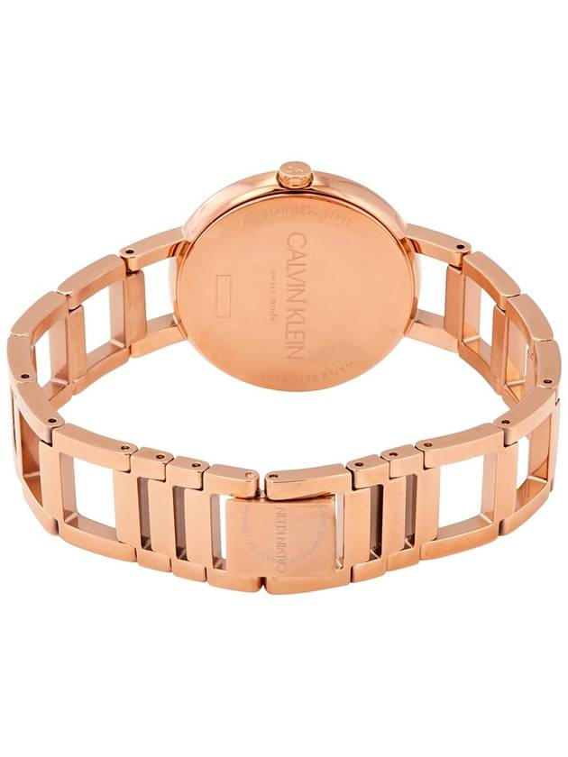 Calvin Klein Cheers Silver Dial Rose Gold PVD Ladies Watch K8N23646 - CALVIN KLEIN - BALAAN 3