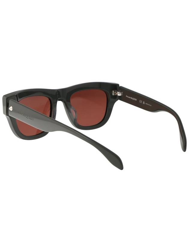 Sunglasses AM0425S 004 004 GRAY GRAY BROWN - ALEXANDER MCQUEEN - BALAAN 5