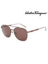 Ferragamo Sunglasses SF193SK 208 Square Metal Men Women - SALVATORE FERRAGAMO - BALAAN 2