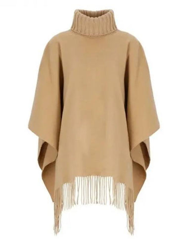 high neck fringed cape - FABIANA FILIPPI - BALAAN 1