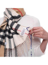 Contrast Check Cashmere Scarf Archive Beige - BURBERRY - BALAAN 7