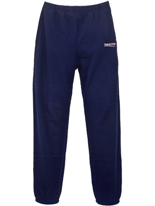 Balenciaga 508268 TYK92 4540 Wave Logo Training Pants Blue Men’s Pants TEO - A-COLD-WALL - BALAAN 1