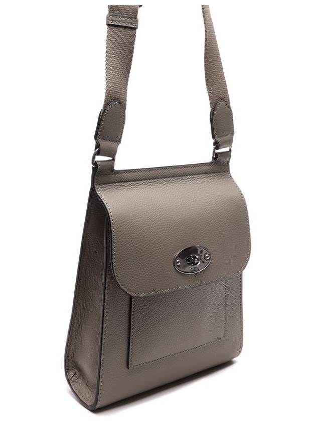 Small Antony Classic Cross Bag Solid Grey - MULBERRY - BALAAN 4