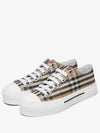 Vintage Check Cotton Sneakers Archive Beige - BURBERRY - BALAAN 4