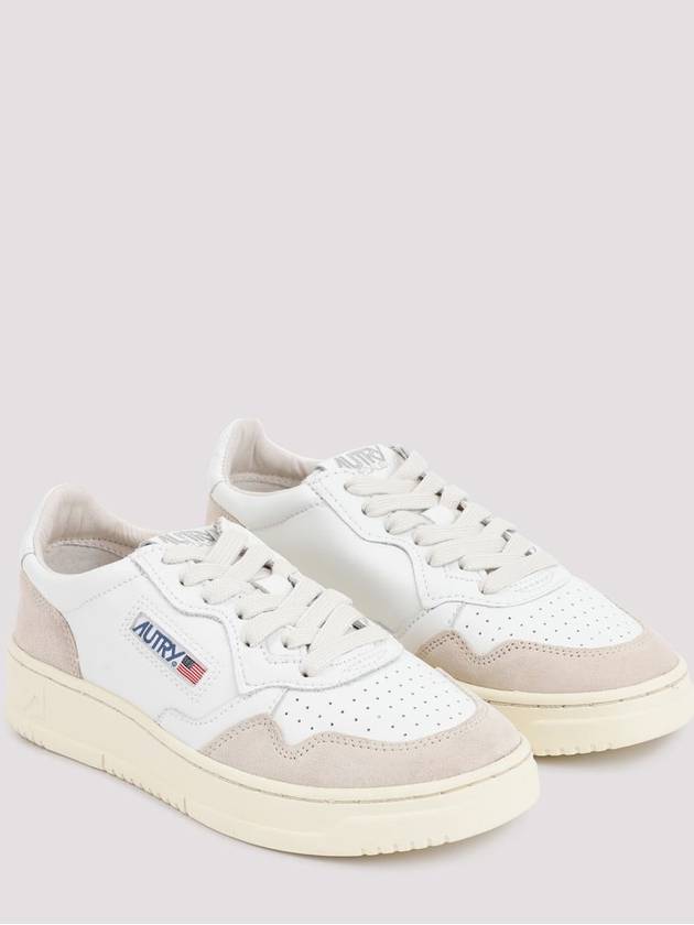 Medalist Goatskin Low Top Sneakers White - AUTRY - BALAAN 4