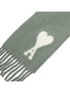 De Coeur Jacquard Muffler Antique Clay - AMI - BALAAN 7