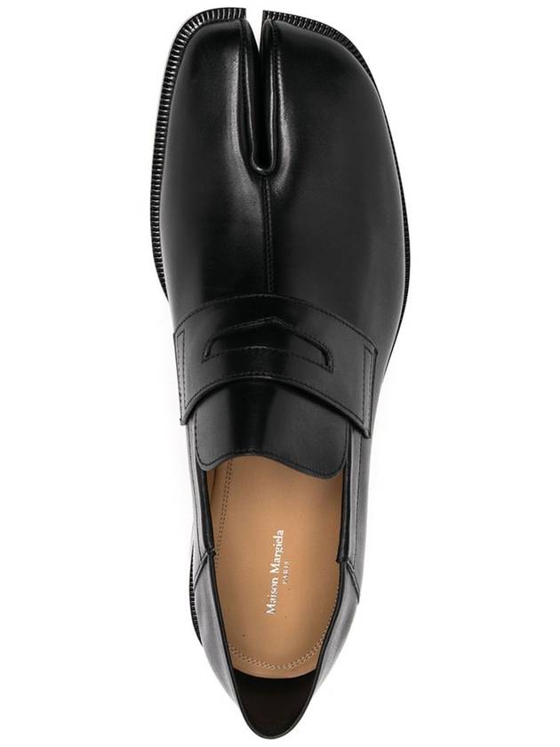 Men's Tabi Leather Loafer Black - MAISON MARGIELA - BALAAN 5