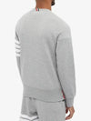 4 Bar Loopback Jersey Sweatshirt Light Grey - THOM BROWNE - BALAAN 6