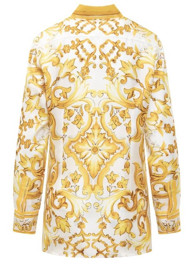 Dolce & Gabbana Majolica Silk Twill Shirt - DOLCE&GABBANA - BALAAN 2