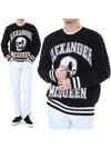 Skull Logo Print Wool Knit Top Black - ALEXANDER MCQUEEN - BALAAN 2