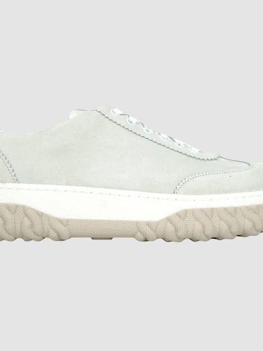 Calf Suede Cable Knit Sole Field Shoes White - THOM BROWNE - BALAAN 2