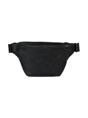 Embroidery Tiger Waist Pouch Black - ONITSUKA TIGER - BALAAN 1