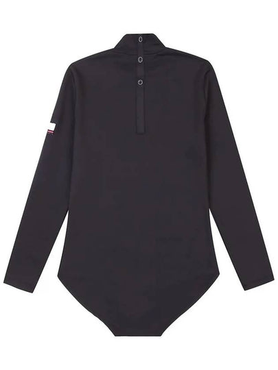 High Neck Button Point Jersey Body Long Sleeve Suit OF9202LBBLACK - ONOFF - BALAAN 2