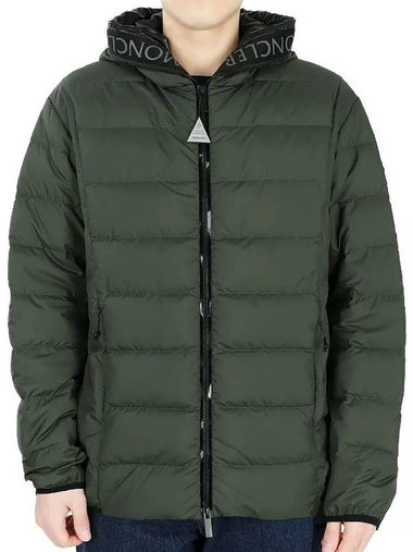 Moncler Men's HADAR Down Padded Jacket Khaki 1A00026 596IU 890 - GANNI - BALAAN 1