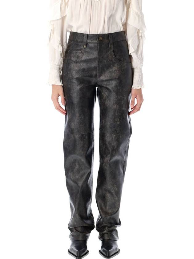 CORALEA LEATHER PANT - ISABEL MARANT ETOILE - BALAAN 1