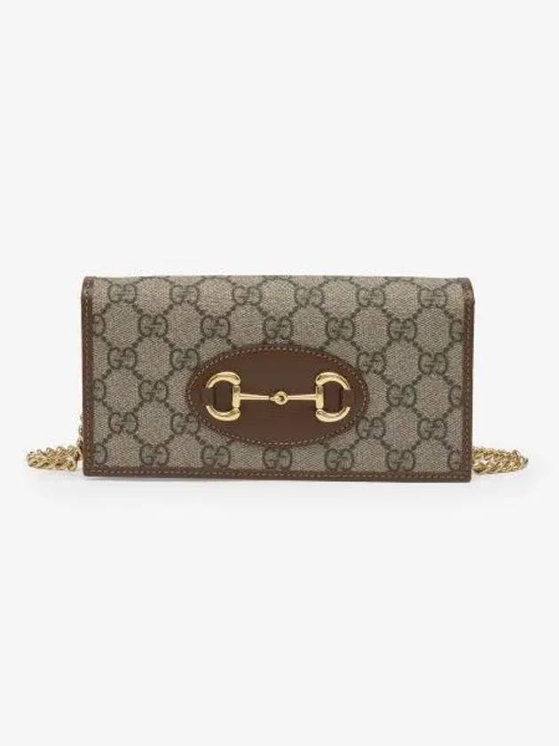 Horsebit 1955 Chain Cross Bag Beige Ebony - GUCCI - BALAAN 2