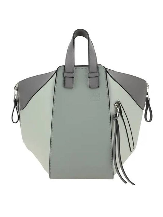 Small Hammock Classic Calfskin Shoulder Bag Ash Grey - LOEWE - BALAAN 1