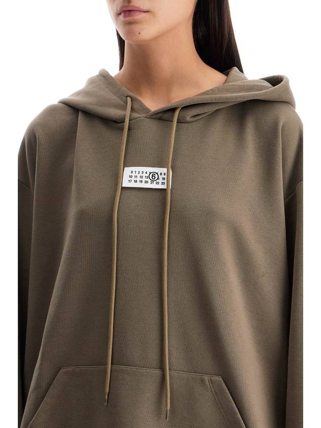 boxy hoodie with hood - MAISON MARGIELA - BALAAN 4