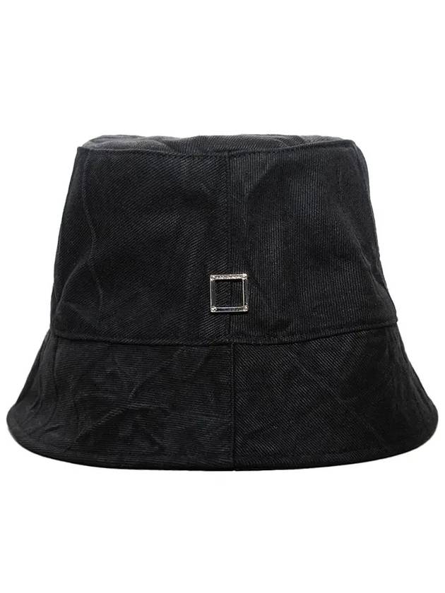 Crinkle Denim Bucket Hat Black Men s 194274 - WOOYOUNGMI - BALAAN 3