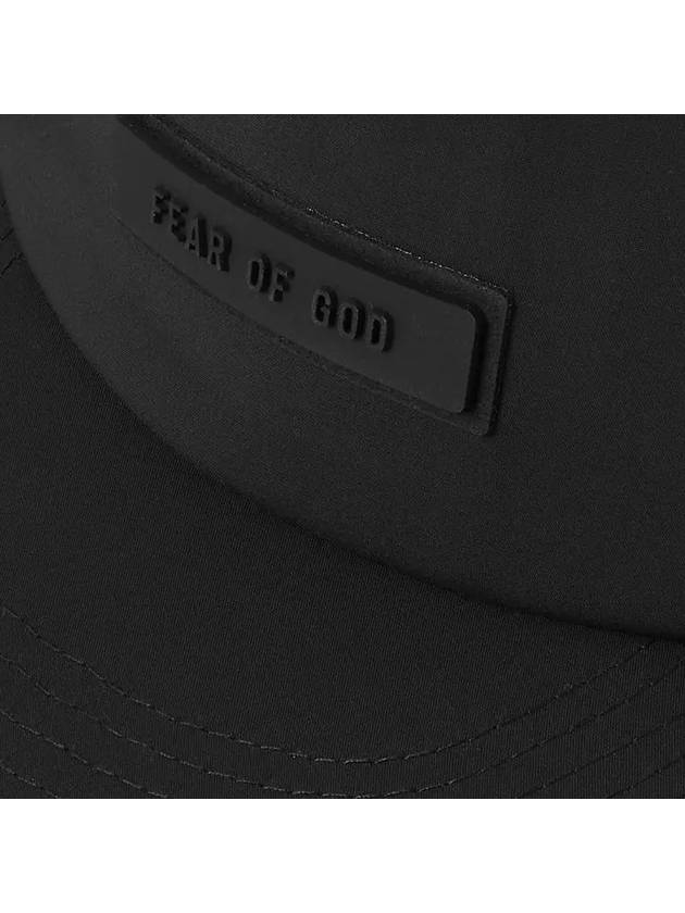 Logo Patch Snapback Jet Black - FEAR OF GOD - BALAAN 5