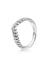 Grain Wishbone Ring Silver - PANDORA - BALAAN.