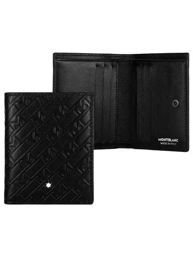 Emgram Compact Half Wallet Black - MONTBLANC - BALAAN 3