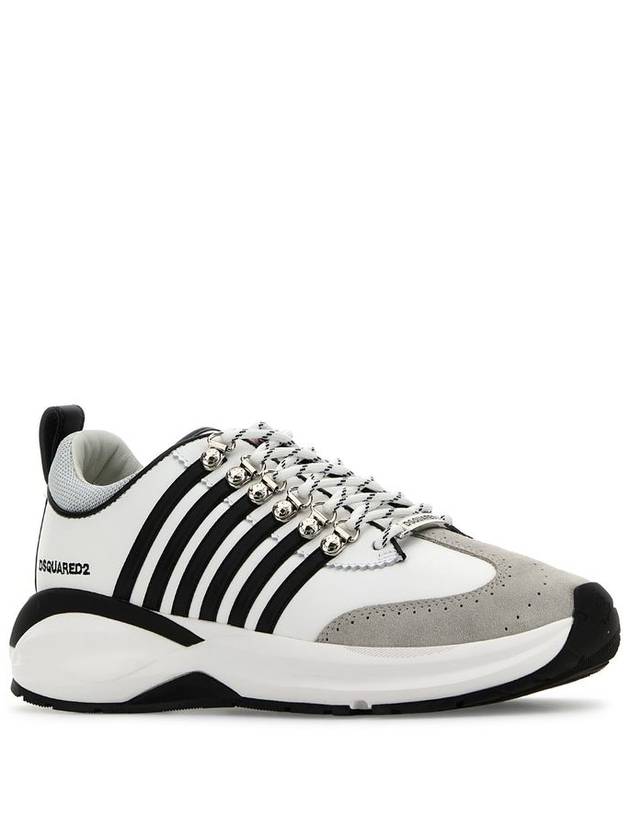 Men s Dash Low Top Sneakers White - DSQUARED2 - BALAAN 3