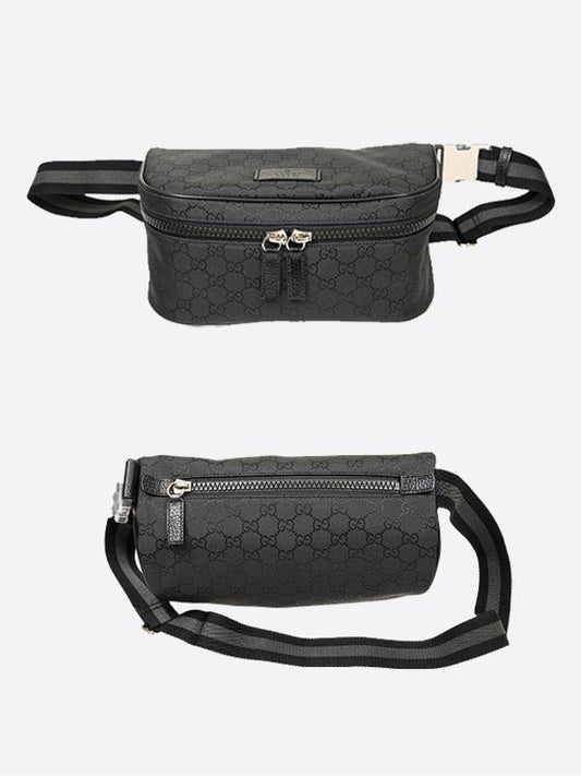 GG Fabric Waist Bag Black - GUCCI - BALAAN 2