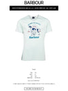 MTS0823AQ31 Royal Logo Dog Printing Short Sleeve T-Shirt Surf Safari Men's T-Shirt TR - BARBOUR - BALAAN 2