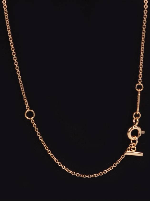 Rose gold T smile small necklace - TIFFANY & CO. - BALAAN 3