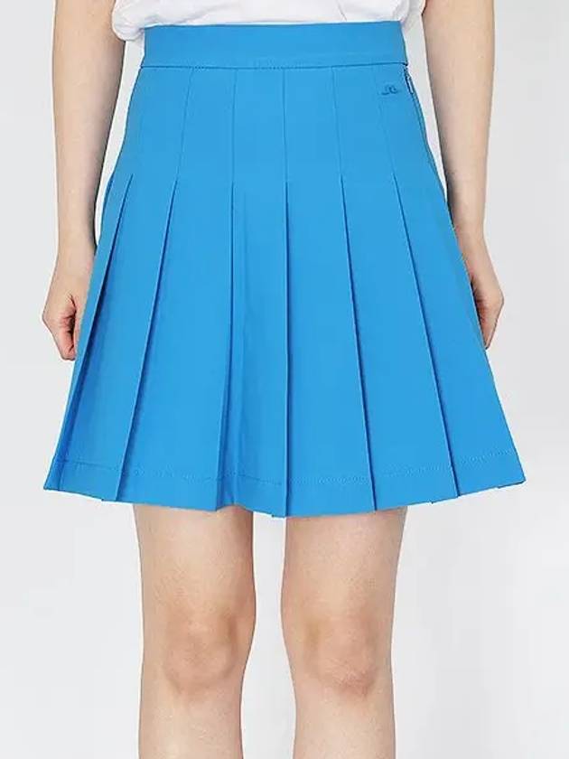 Women's Adina Golf Skirt Brilliant Blue - J.LINDEBERG - BALAAN 2